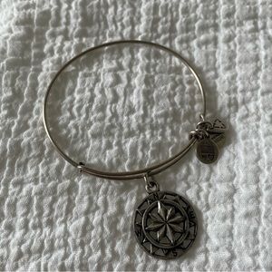 Silver Compass Alex and Ani Bracelet